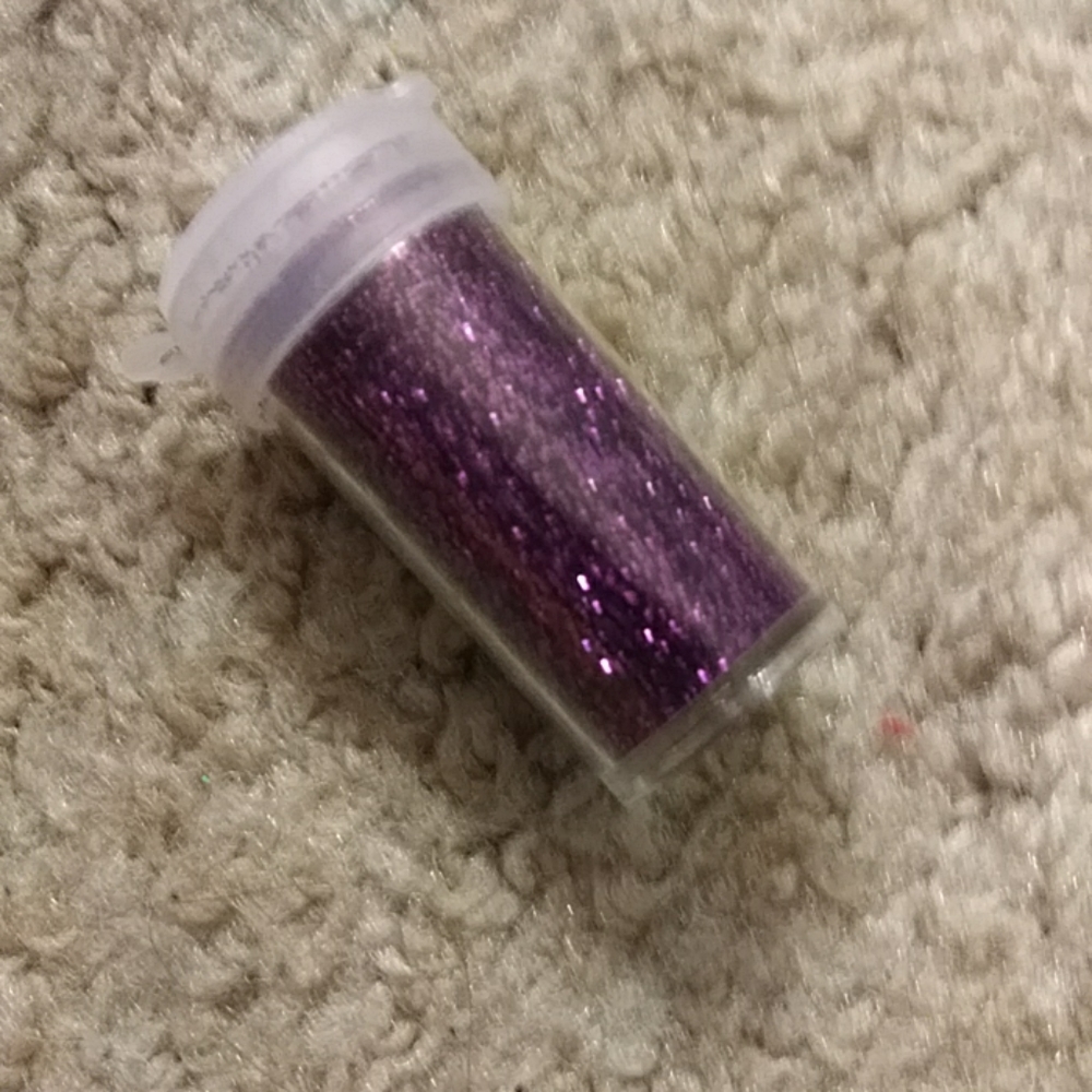 Purple glitter